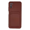 Mey İthalat®   Pocophone M3 Kılıf Kelvin Kartvizitli Silikon - Bordo
