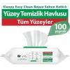 Mey İthalat® Premium Yüzey Temizlik Havlusu 100 Adet Beyaz Sabun