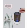 Mey İthalat® Profesyonel 13’lü Makyaj Fırçası + USB Fırça Temizleyici İkili Set