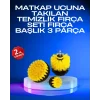 Mey İthalat® Profesyonel Matkap Ucu Temizlik Fırçası 3’lü Set