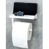 Mey İthalat® Raflı Yapışkanlı Tuvalet Kağıdı Askılığı