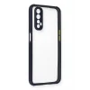 Mey İthalat®  Realme 7 Kılıf Miami Şeffaf Silikon - Lacivert