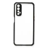Mey İthalat®  Realme 7 Kılıf Miami Şeffaf Silikon - Siyah