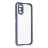 Mey İthalat®  Realme 7 Pro Kılıf Miami Şeffaf Silikon - Gri