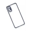Mey İthalat®  Realme 7 Pro Kılıf Miami Şeffaf Silikon - Gri