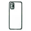 Mey İthalat®  Realme 7 Pro Kılıf Miami Şeffaf Silikon - Koyu Yeşil