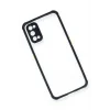 Mey İthalat®  Realme 7 Pro Kılıf Miami Şeffaf Silikon - Lacivert