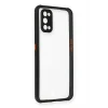 Mey İthalat®  Realme 7 Pro Kılıf Miami Şeffaf Silikon - Siyah