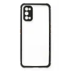 Mey İthalat®  Realme 7 Pro Kılıf Miami Şeffaf Silikon - Siyah
