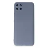 Mey İthalat®  Realme C11 Kılıf Nano içi Kadife Silikon - Gri