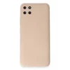 Mey İthalat®  Realme C11 Kılıf Nano içi Kadife Silikon - Pudra