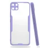 Mey İthalat®  Realme C15 Kılıf Platin Silikon - Lila