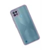 Mey İthalat®  Realme C21 Kılıf Montreal Silikon Kapak - Mor