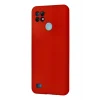 Mey İthalat®  Realme C21 Kılıf Nano içi Kadife Silikon - Kırmızı