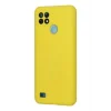 Mey İthalat®  Realme C21 Kılıf Nano içi Kadife Silikon - Sarı