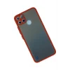 Mey İthalat®  Realme C21Y Kılıf Montreal Silikon Kapak - Kırmızı