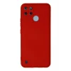 Mey İthalat®  Realme C25Y Kılıf Nano içi Kadife Silikon - Kırmızı
