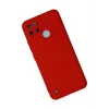 Mey İthalat®  Realme C25Y Kılıf Nano içi Kadife Silikon - Kırmızı