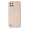 Mey İthalat®  Realme C25Y Kılıf Nano içi Kadife Silikon - Pudra