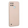 Mey İthalat®  Realme C25Y Kılıf Nano içi Kadife Silikon - Pudra