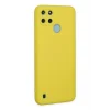 Mey İthalat®  Realme C25Y Kılıf Nano içi Kadife Silikon - Sarı