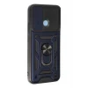 Mey İthalat®  Realme C25Y Kılıf Pars Lens Yüzüklü Silikon - Lacivert
