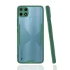 Mey İthalat®  Realme C25Y Kılıf Platin Silikon - Yeşil
