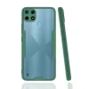 Mey İthalat®  Realme C25Y Kılıf Platin Silikon - Yeşil