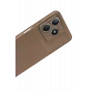 Mey İthalat®  Realme C61 Kılıf Auto Focus Karbon Kapak - Kahverengi