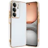 Mey İthalat®  Realme C75 4G Kılıf Volet Silikon - Beyaz