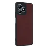 Mey İthalat®  Realme Note 50 4G Kılıf Aras Deri Kapak - Bordo