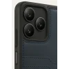 Mey İthalat®  Realme Note 50 4G Kılıf Sara Kartvizitli Deri Kılıf - Lacivert