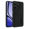 Mey İthalat®  Realme Note 50 4G Kılıf Sara Kartvizitli Deri Kılıf - Siyah