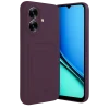 Mey İthalat®  Realme Note 60 Kelvin Kartvizitli Silikon - Derin Mor