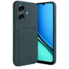 Mey İthalat®  Realme Note 60 Kelvin Kartvizitli Silikon - Koyu Yeşil