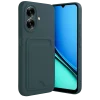 Mey İthalat®  Realme Note 60 Kelvin Kartvizitli Silikon - Koyu Yeşil