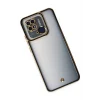 Mey İthalat®   Redmi 10C Kılıf Liva Lens Silikon - Siyah