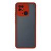 Mey İthalat®   Redmi 10C Kılıf Montreal Silikon Kapak - Kırmızı