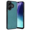 Mey İthalat®   Redmi 13 4G Kılıf Aras Deri Kapak - Açık Yeşil