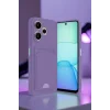 Mey İthalat®   Redmi 13 4G Kılıf Kelvin Kartvizitli Silikon - Açık Yeşil