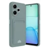Mey İthalat®   Redmi 13 4G Kılıf Kelvin Kartvizitli Silikon - Açık Yeşil