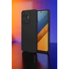 Mey İthalat®   Redmi 13 4G Kılıf Nano içi Kadife Silikon - Siyah