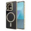 Mey İthalat®   Redmi 13C Joke Simli Magneticsafe Kılıf - Gold