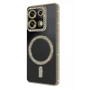 Mey İthalat®   Redmi 13C Joke Simli Magneticsafe Kılıf - Gold