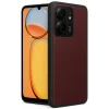 Mey İthalat®   Redmi 13C Kılıf Aras Deri Kapak - Bordo