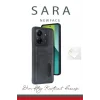 Mey İthalat®   Redmi 13C Kılıf Sara Kartvizitli Deri Kılıf - Siyah