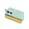 Mey İthalat®   Redmi 13C Regal Magsafe Standlı Kapak - Su Yeşili