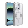 Mey İthalat®   Redmi 15C 4G Joke Simli Magneticsafe Kılıf - Gümüş