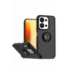 Mey İthalat®   Redmi 15C 4G Montreal Yüzüklü Silikon Kapak - Siyah