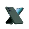 Mey İthalat®   Redmi 15C 4G Nano içi Kadife Silikon - Koyu Yeşil
